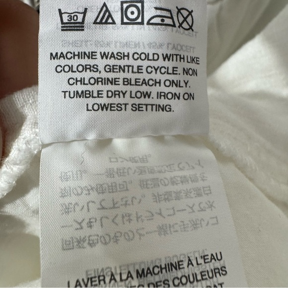 J Crew Point Sur white linen blend Seaside jogger pant - Picture 9 of 9